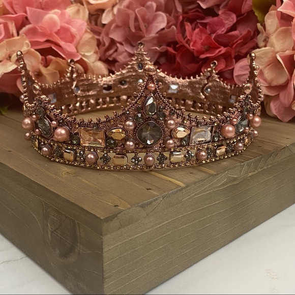 Medieval Renaissance Baroque Royal Jeweled Crown main image 4